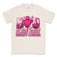 Natural Boo Scare Away Breast Cancer Classic Tee - texasbilliewilder