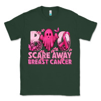 Sports Green Boo Scare Away Breast Cancer Classic Tee - texasbilliewilder