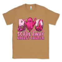 Toasted Coconut Boo Scare Away Breast Cancer Classic Tee - texasbilliewilder