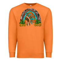 Carrot indian headdress cactus and sunflowers rainbow Premium Sweatshirt - Artiststas