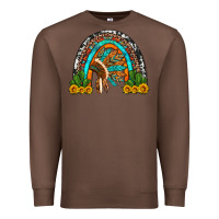 Chestnut indian headdress cactus and sunflowers rainbow Premium Sweatshirt - Artiststas