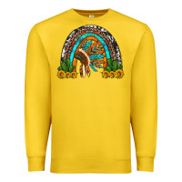 Lemon indian headdress cactus and sunflowers rainbow Premium Sweatshirt - Artiststas