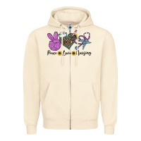 Peace Love Nursing Zipper Hoodie | Teevron