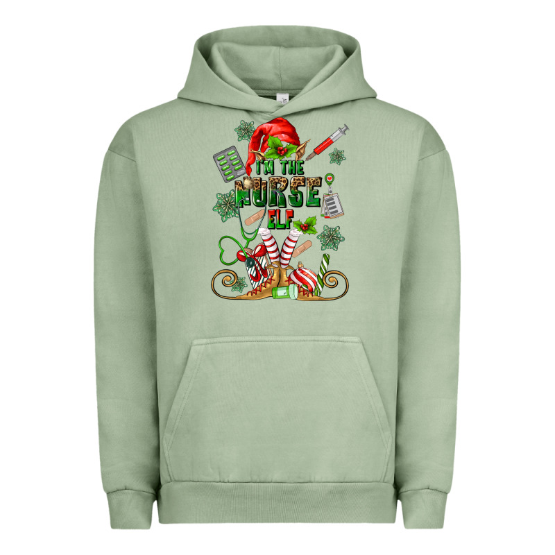 Im The Nurse Elf Urban Hoodie by MaliasSmallBusiness | Teevron