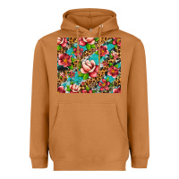 Meerkat tropical flowers Heavyweight Hoodie - Artiststas