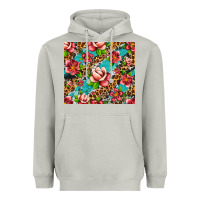 Moon Dust tropical flowers Heavyweight Hoodie - Artiststas