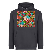 Smoke tropical flowers Heavyweight Hoodie - Artiststas