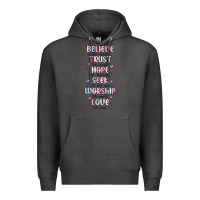 Charcoal Heather believe like mary trust like joseph valentine s da Premium Hoodie - MaliasSmallBusiness