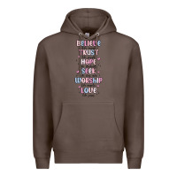 Coffee believe like mary trust like joseph valentine s da Premium Hoodie - MaliasSmallBusiness