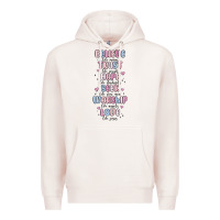 Pale Pink believe like mary trust like joseph valentine s da Premium Hoodie - MaliasSmallBusiness