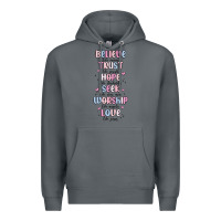 Rock believe like mary trust like joseph valentine s da Premium Hoodie - MaliasSmallBusiness
