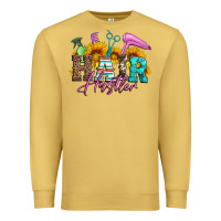 Antique Gold hair hustler hairstylist Premium Sweatshirt - Artiststas