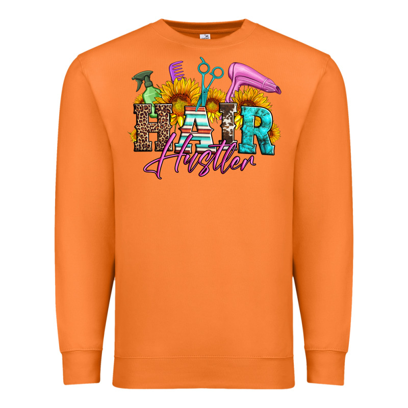 Hair Hustler Hairstylist Premium Sweatshirt by Artiststas | Teevron