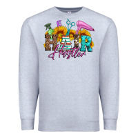 Heather Grey hair hustler hairstylist Premium Sweatshirt - Artiststas
