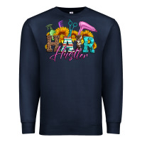 Navy hair hustler hairstylist Premium Sweatshirt - Artiststas