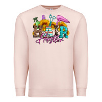 Pale Pink hair hustler hairstylist Premium Sweatshirt - Artiststas