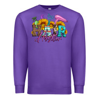 Purple hair hustler hairstylist Premium Sweatshirt - Artiststas
