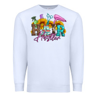 White hair hustler hairstylist Premium Sweatshirt - Artiststas
