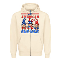 Sandshell all american gnomes Zipper Hoodie - HRA Design Shop