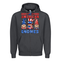 Smoke all american gnomes Zipper Hoodie - HRA Design Shop