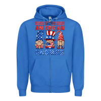 True Royal all american gnomes Zipper Hoodie - HRA Design Shop