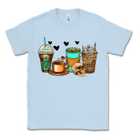 Dusty Blue skeleton coffee cups Classic Tee - Zillion Design Studio