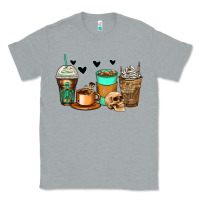 Heather Grey skeleton coffee cups Classic Tee - Zillion Design Studio
