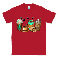 Red skeleton coffee cups Classic Tee - Zillion Design Studio