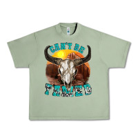 Oil Green cant be tamed Urban Heavy Tee - texasbilliewilder