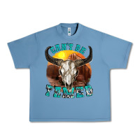 Pebble Blue cant be tamed Urban Heavy Tee - texasbilliewilder