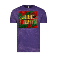 Cloud Purple juneteenth 1865 tumbler Vintage Tee - BarkalooDesign