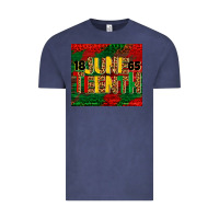 Vintage Denim juneteenth 1865 tumbler Vintage Tee - BarkalooDesign
