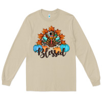Mushroom thanksgiving turkey pumpkin blessed Long Sleeve Tee - RanaPortraitStore