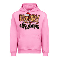 Fuchsia Pink merry christmas Urban Hoodie - MaliasSmallBusiness