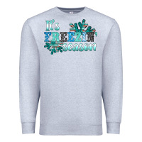 Heather Grey it's freezin' season Premium Sweatshirt - AdoDesignShop