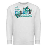 Oatmeal Heather it's freezin' season Premium Sweatshirt - AdoDesignShop