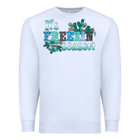 White it's freezin' season Premium Sweatshirt - AdoDesignShop