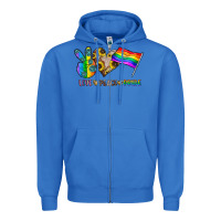 True Royal peace love pride Zipper Hoodie - CowhideDigitalArt