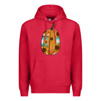 Cardinal Serape sunflower pumpkin Premium Hoodie - NancyCooperArtShop