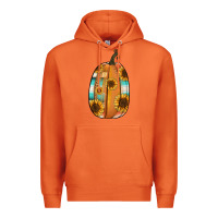 Carrot Serape sunflower pumpkin Premium Hoodie - NancyCooperArtShop