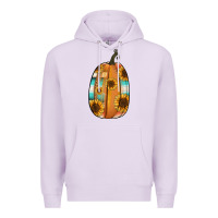 Lilac Serape sunflower pumpkin Premium Hoodie - NancyCooperArtShop
