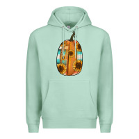 Seafoam Serape sunflower pumpkin Premium Hoodie - NancyCooperArtShop