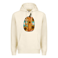 Tofu Serape sunflower pumpkin Premium Hoodie - NancyCooperArtShop
