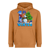 Meerkat first winter with snowman Heavyweight Hoodie - AdoDesignShop