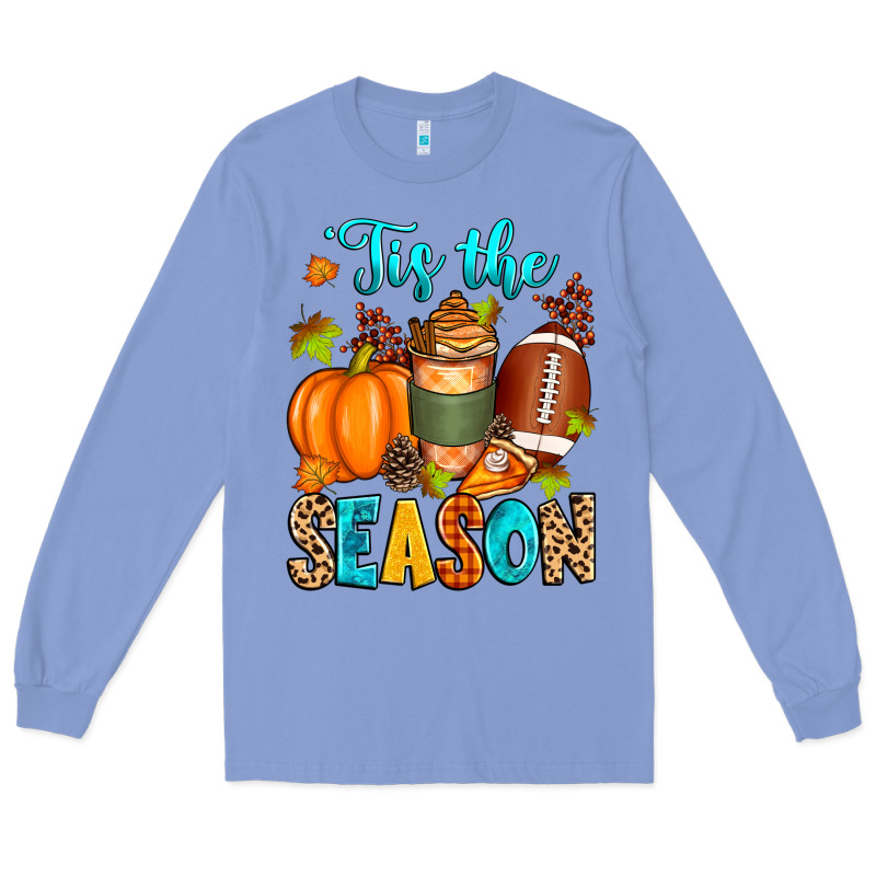 'tis The Season American  Football Long Sleeve Tee by Zillion Design Studio | Teevron