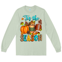 Matcha 'tis the season american  football Long Sleeve Tee - Zillion Design Studio