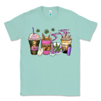 Seafoam weed coffee cups Classic Tee - Zillion Design Studio