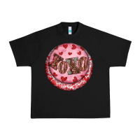 Black Western valentine's day xoxo round earrings Urban Heavy Tee - RanaPortraitStore