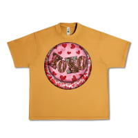 Peanut Butter Western valentine's day xoxo round earrings Urban Heavy Tee - RanaPortraitStore