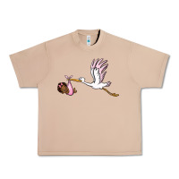 Burro stork with black baby girl Urban Heavy Tee - BarkalooDesign